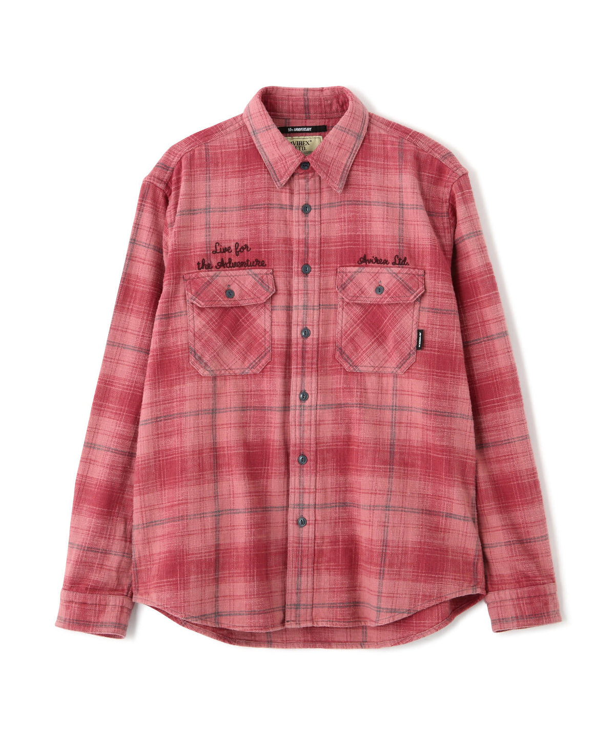 BLEACH WASHED NEP CHECK SHIRT ”YELLOW STONE”