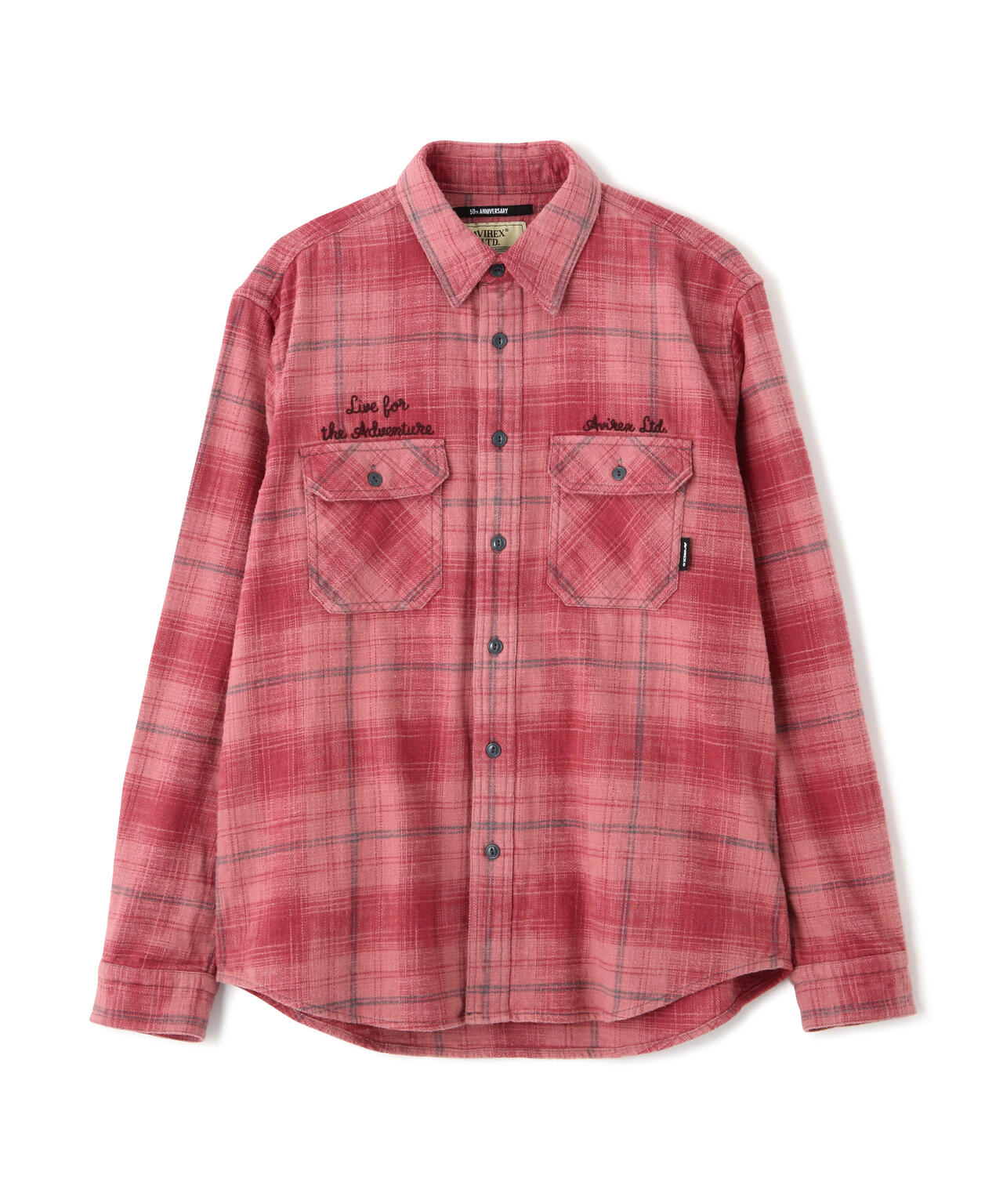 BLEACH WASHED NEP CHECK SHIRT ”YELLOW STONE”