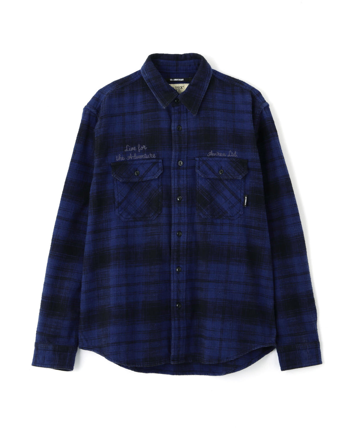 BLEACH WASHED NEP CHECK SHIRT ”YELLOW STONE”