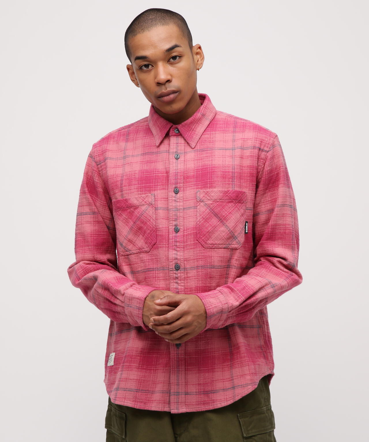 《WEB&DEPOT限定》ONE POINT FLANNEL CHECK SHIRT