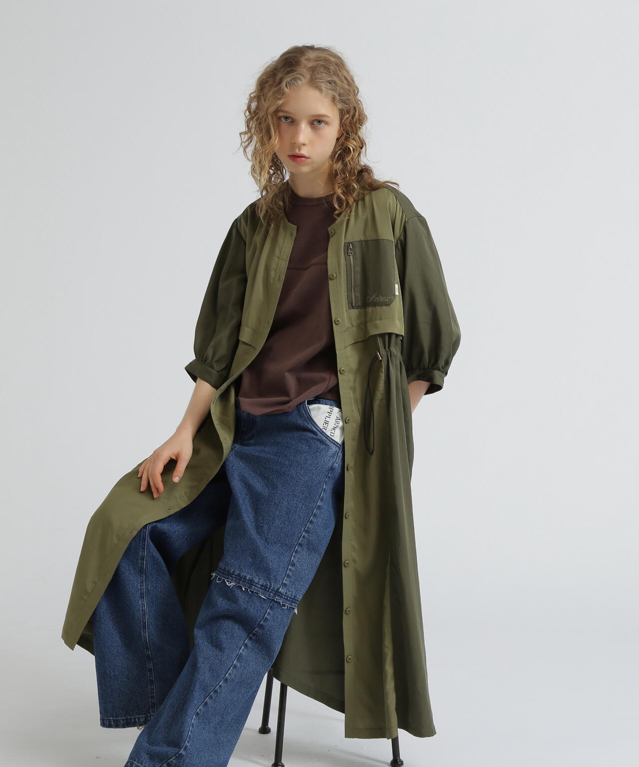 COLOR SCHEME LONG SHIRTS/カラースケームロングシャツ
