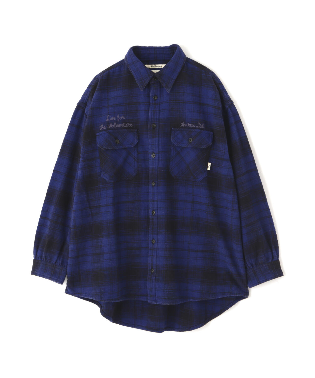 《WOMAN》EMBROIDERY CHECK SHIRT/刺繍チェックシャツ