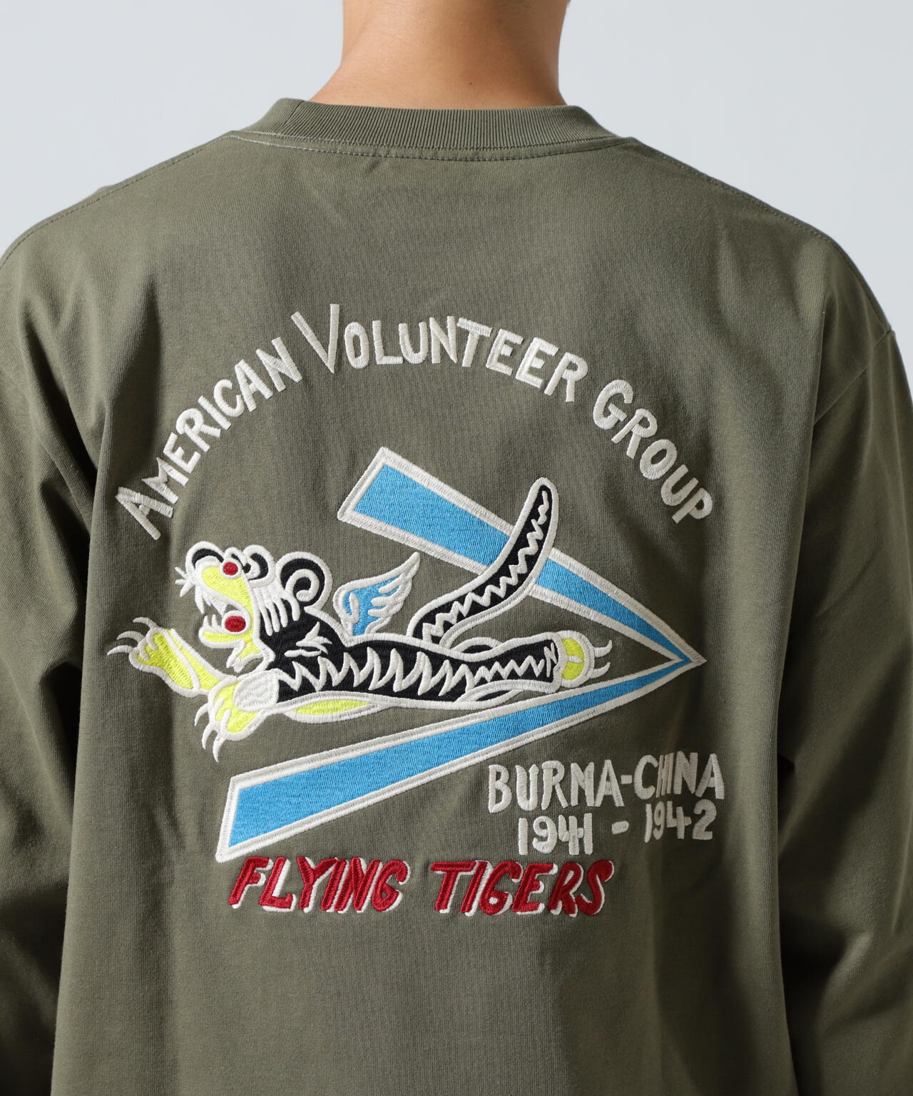 EMB FLYING TIGER L/S T-SHIRT