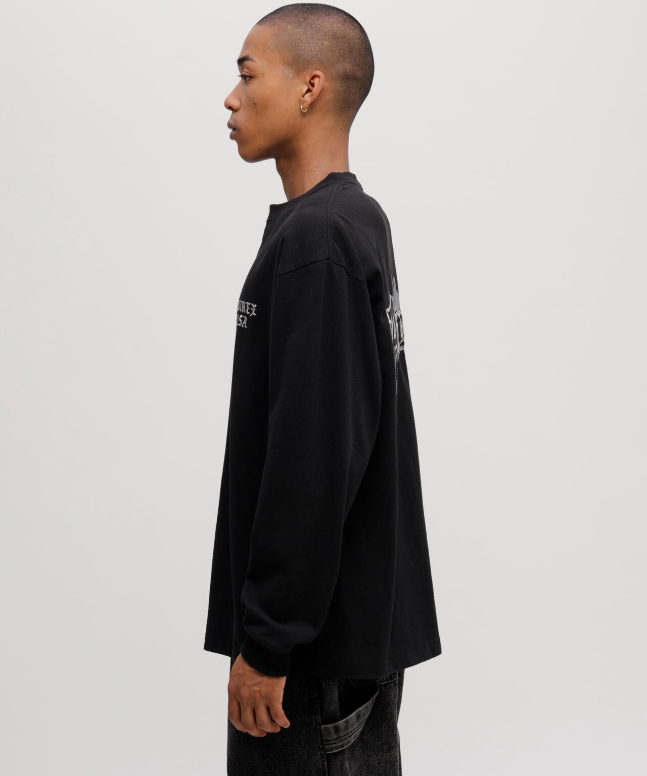 EMB L/S T-SHIRT AVIREX NYC