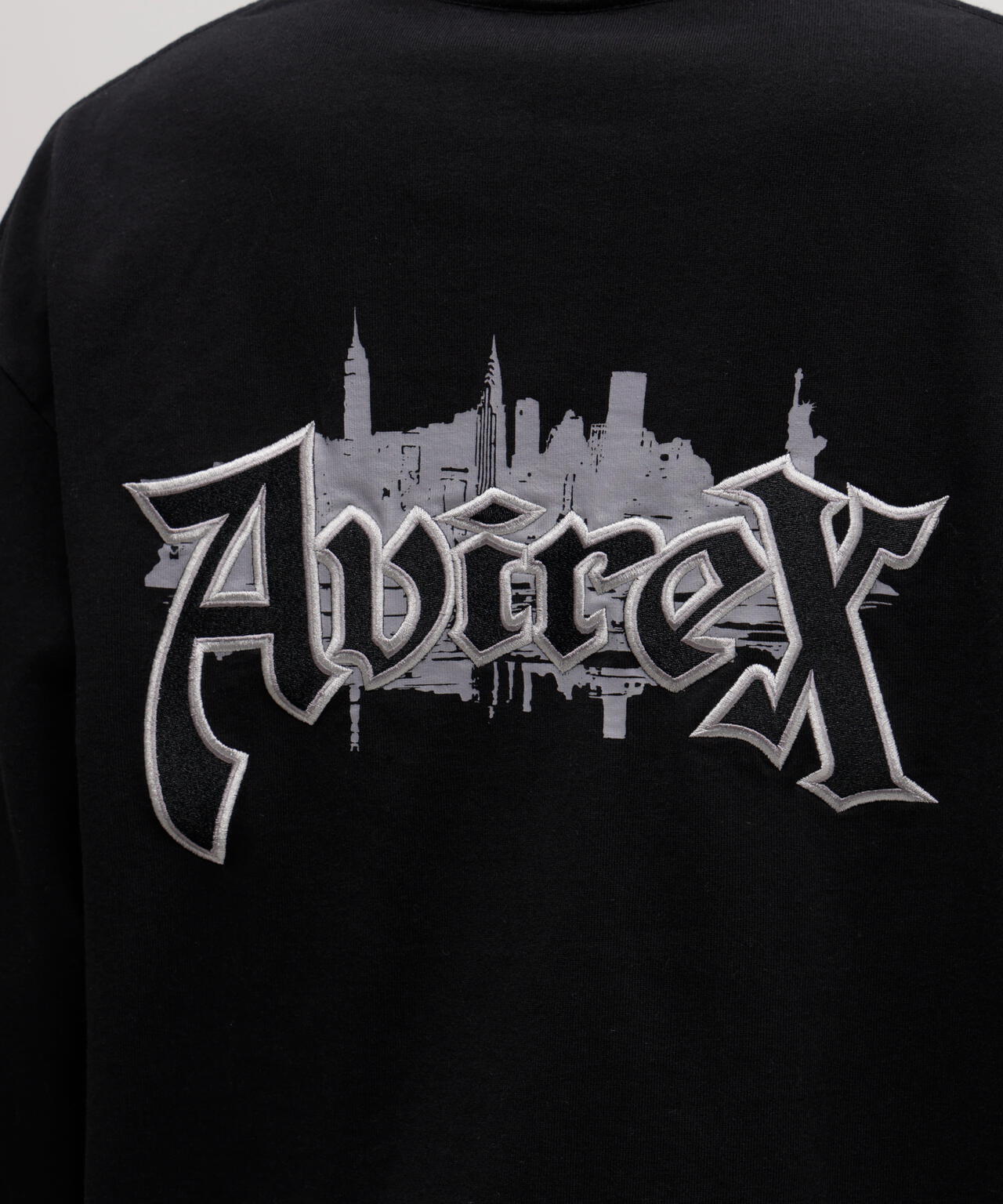 EMB L/S T-SHIRT AVIREX NYC