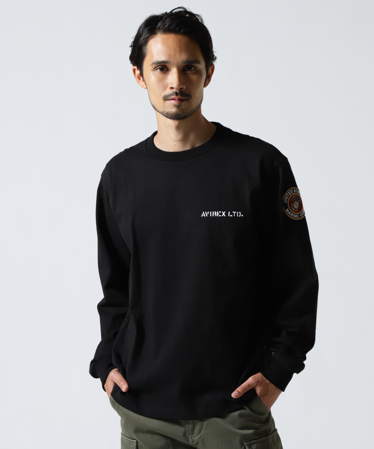 CAMP LEJEUNE PATCHED L/S T-SHIRT