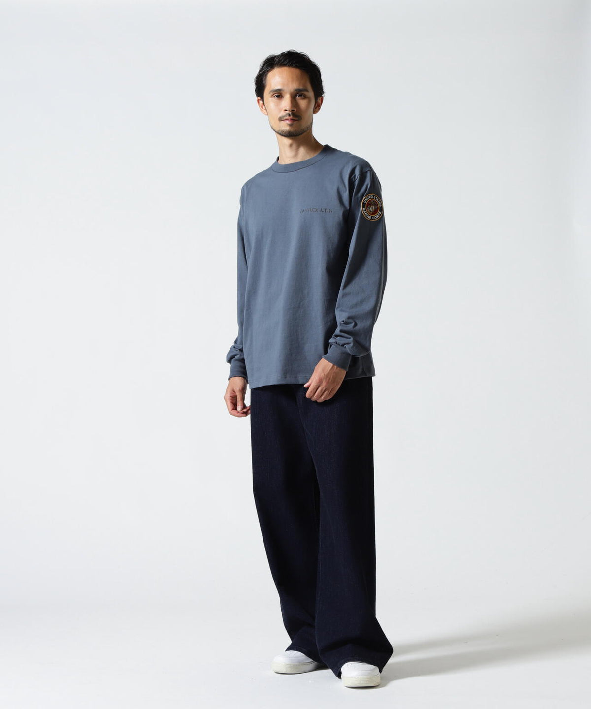 CAMP LEJEUNE PATCHED L/S T-SHIRT