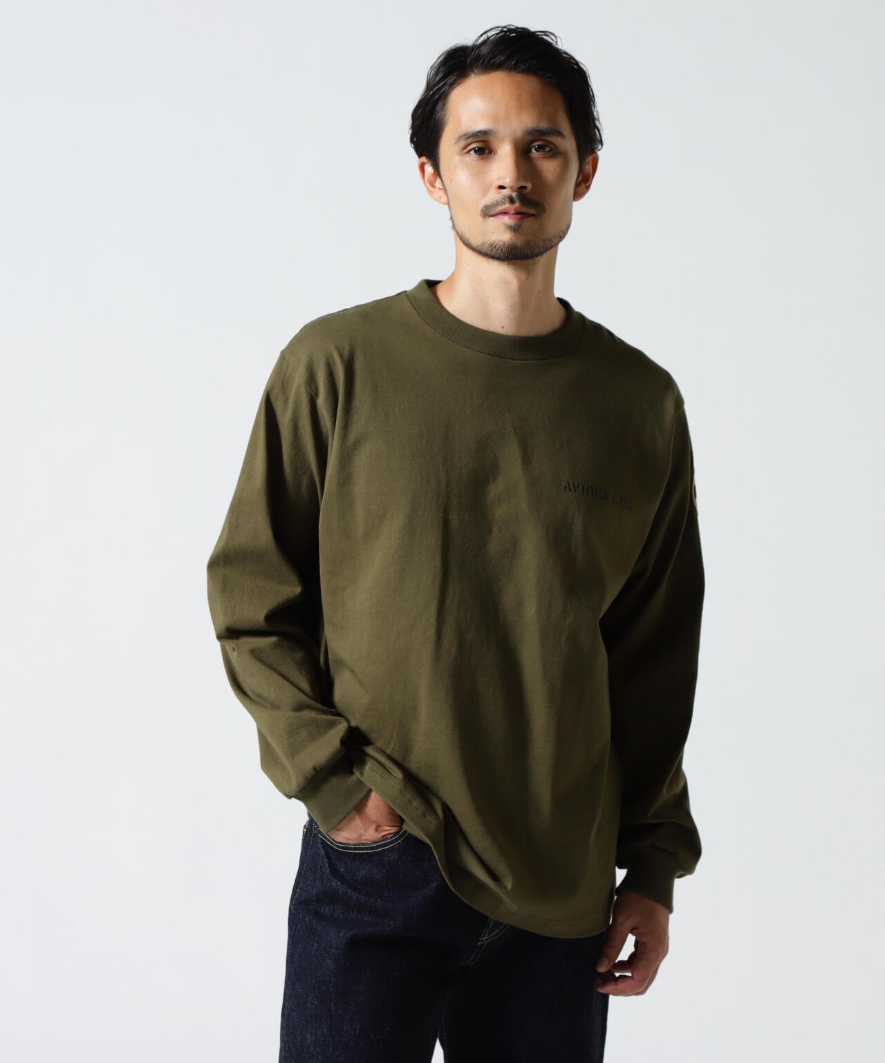CAMP LEJEUNE PATCHED L/S T-SHIRT