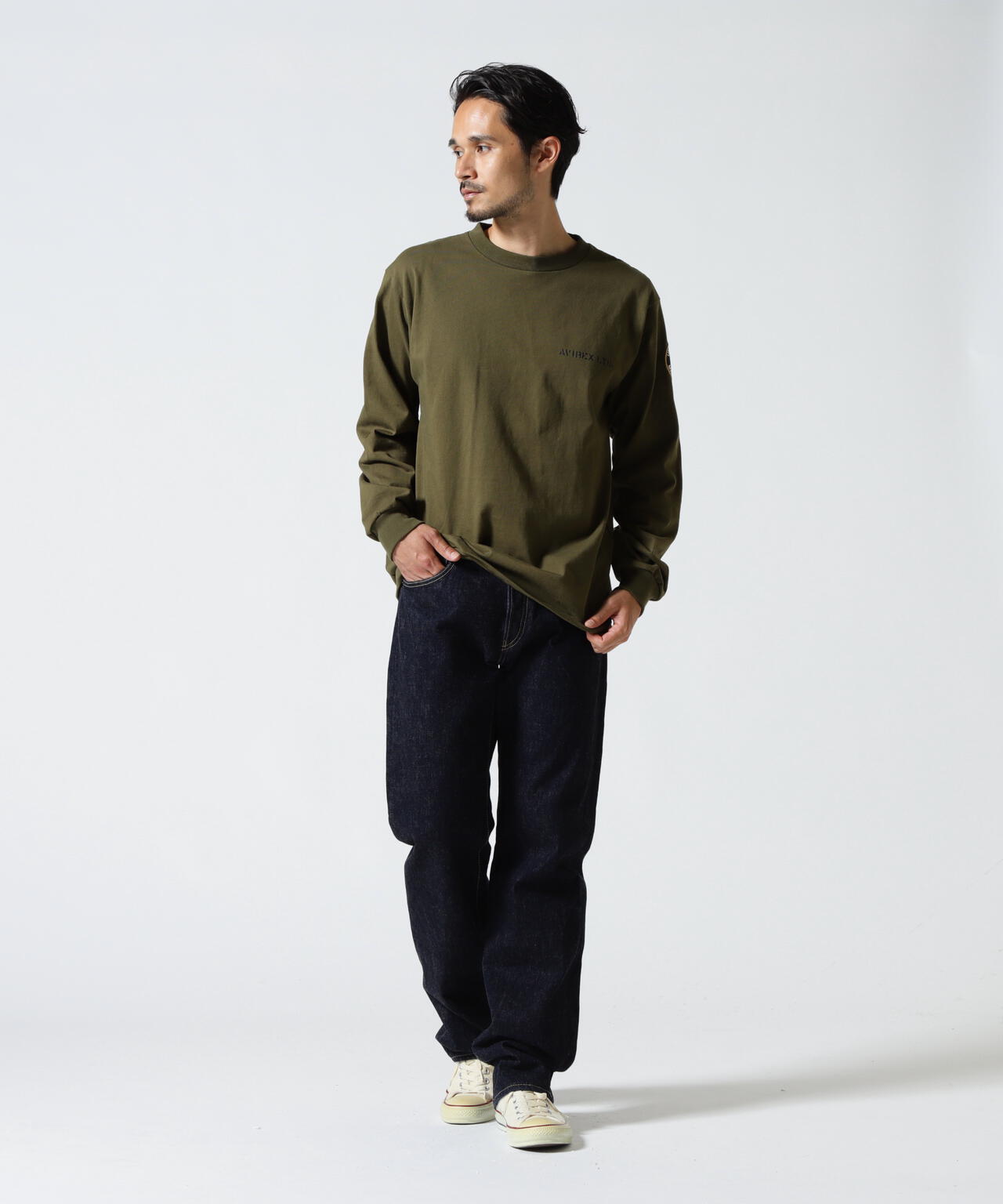 CAMP LEJEUNE PATCHED L/S T-SHIRT