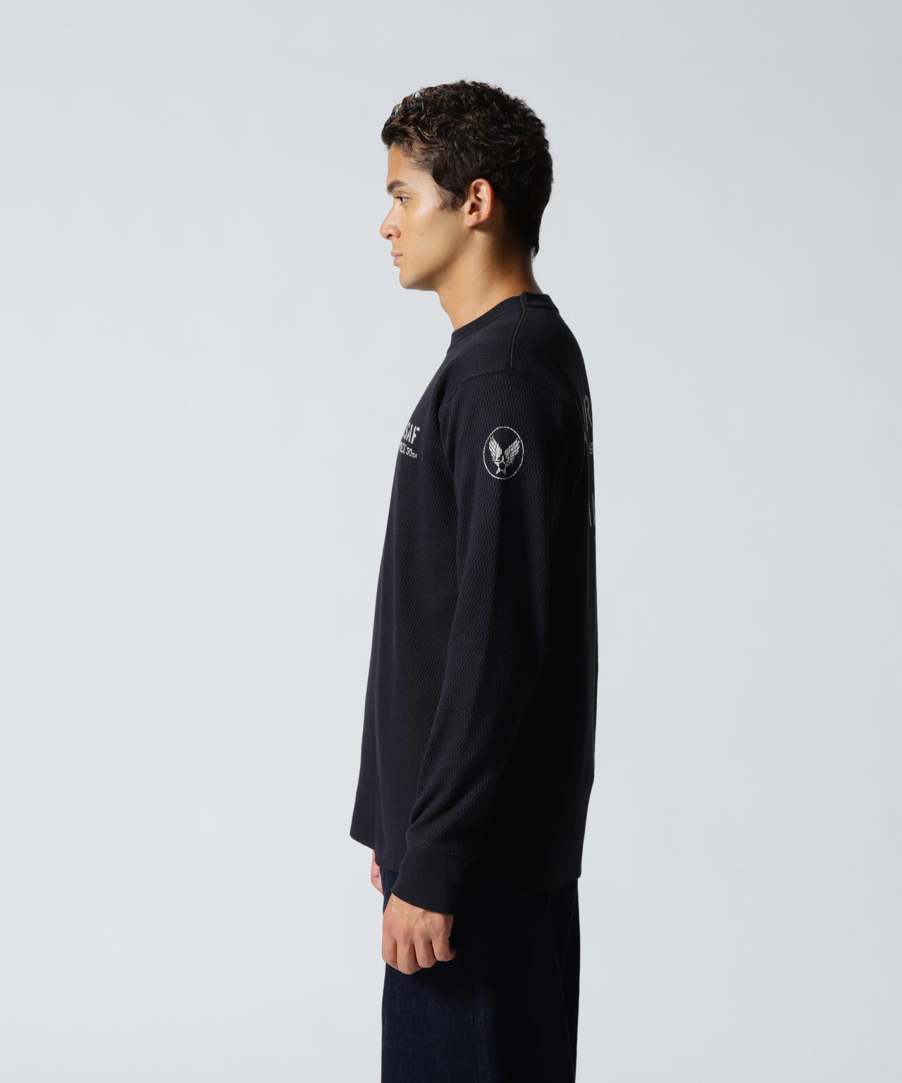 HONEYCOMB WAFFLE USAF L/S T-SHIRT