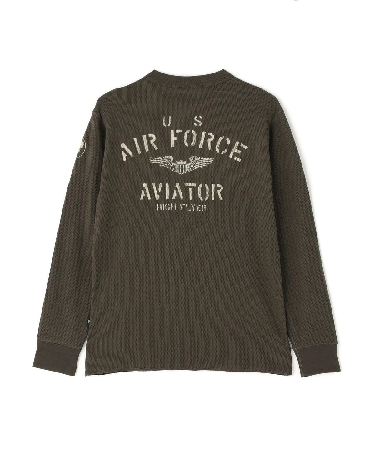 HONEYCOMB WAFFLE USAF L/S T-SHIRT
