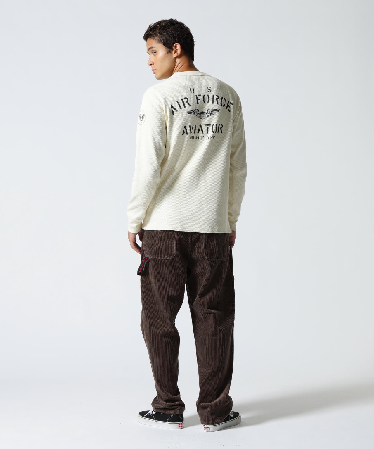 HONEYCOMB WAFFLE USAF L/S T-SHIRT