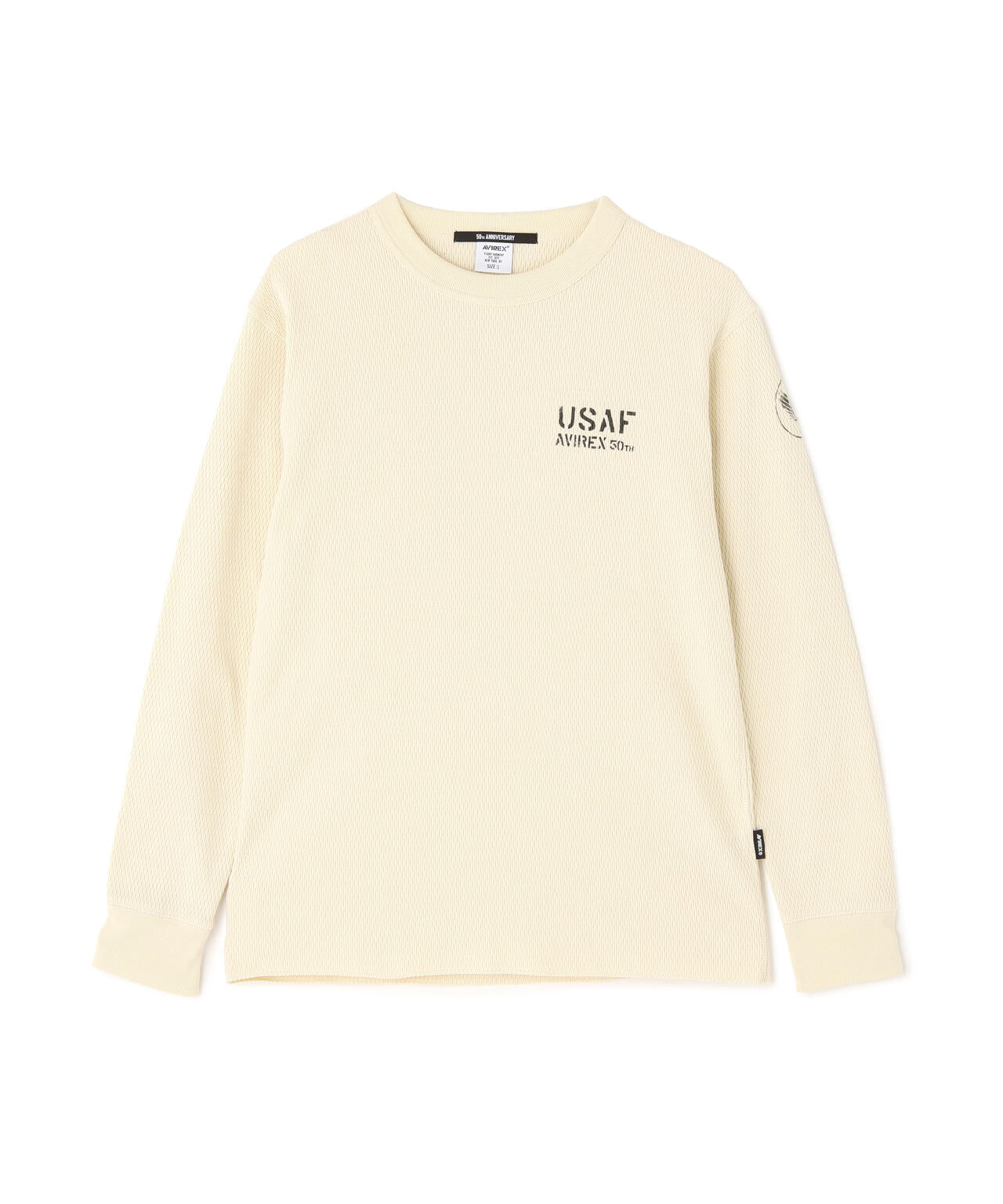 HONEYCOMB WAFFLE USAF L/S T-SHIRT
