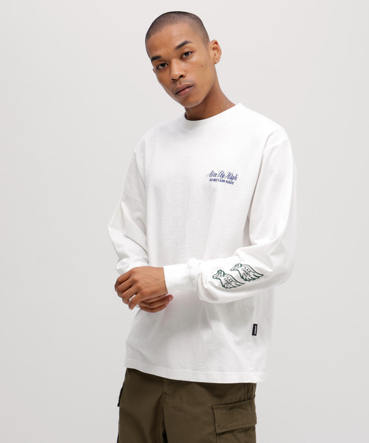 《A.A.R.C》TIGER CHAMPS SLUB L/S T-SHIRT