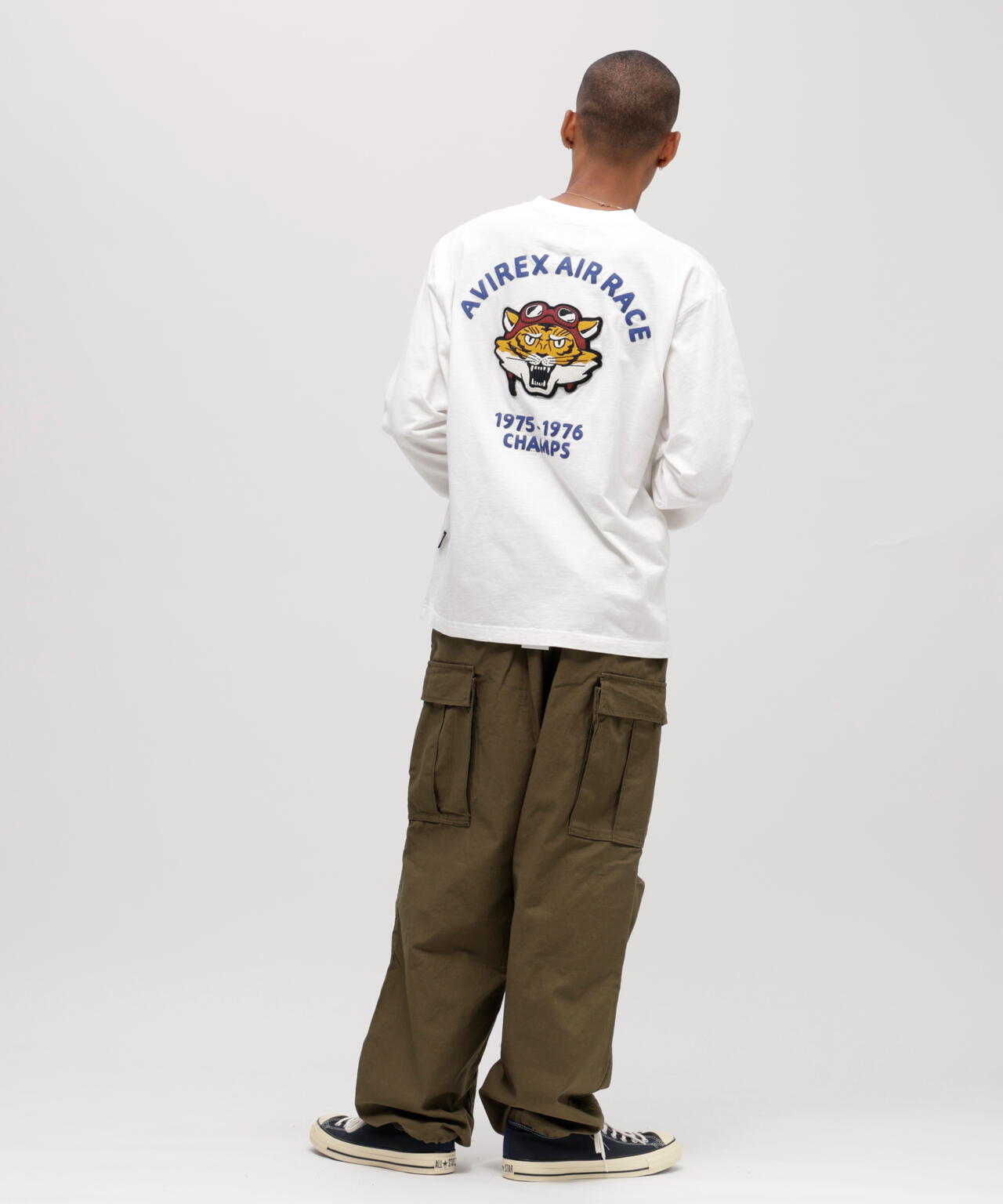 《A.A.R.C》TIGER CHAMPS SLUB L/S T-SHIRT