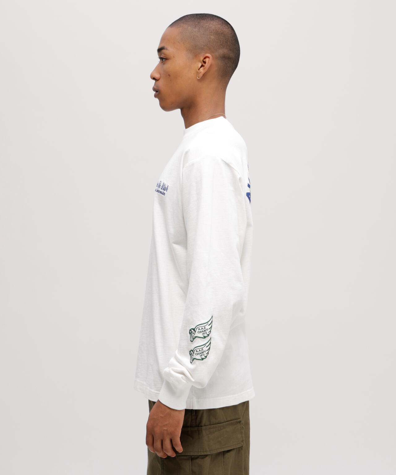 《A.A.R.C》TIGER CHAMPS SLUB L/S T-SHIRT