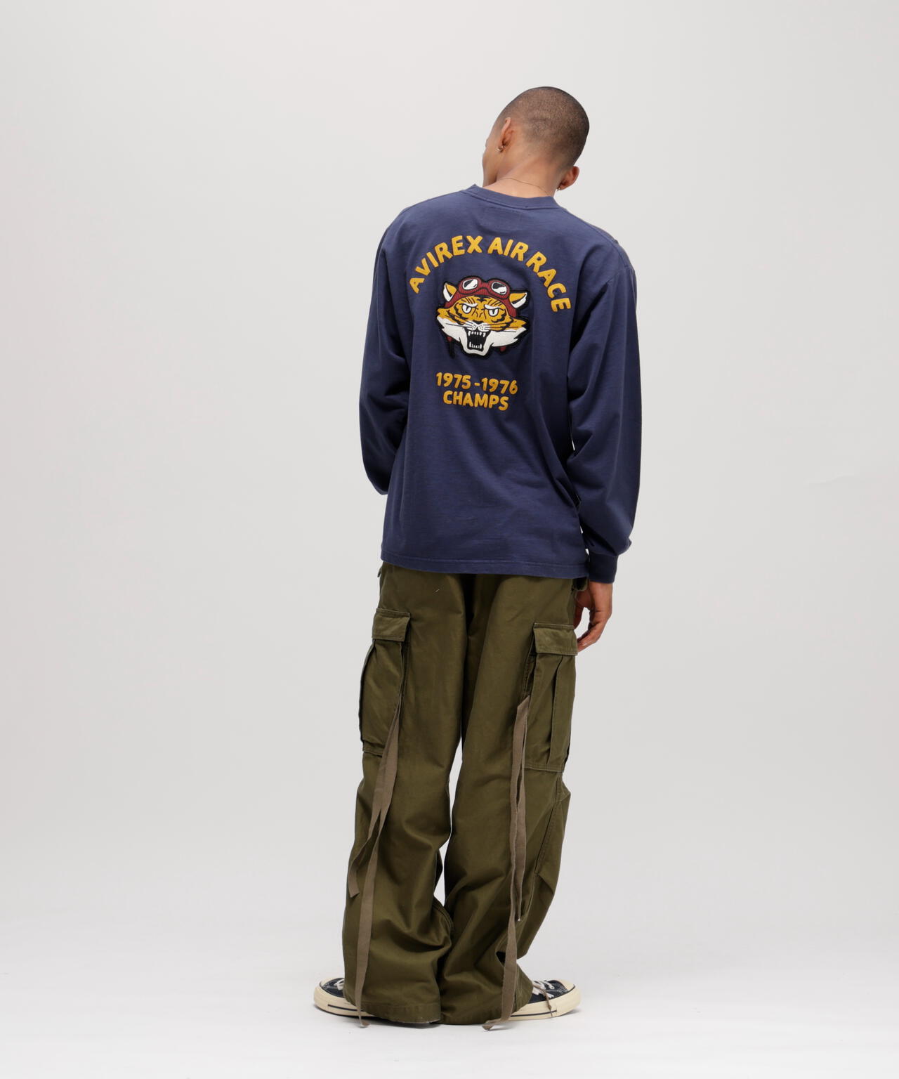 《A.A.R.C》TIGER CHAMPS SLUB L/S T-SHIRT