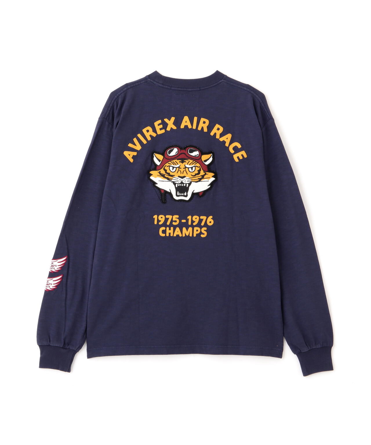 《A.A.R.C》TIGER CHAMPS SLUB L/S T-SHIRT