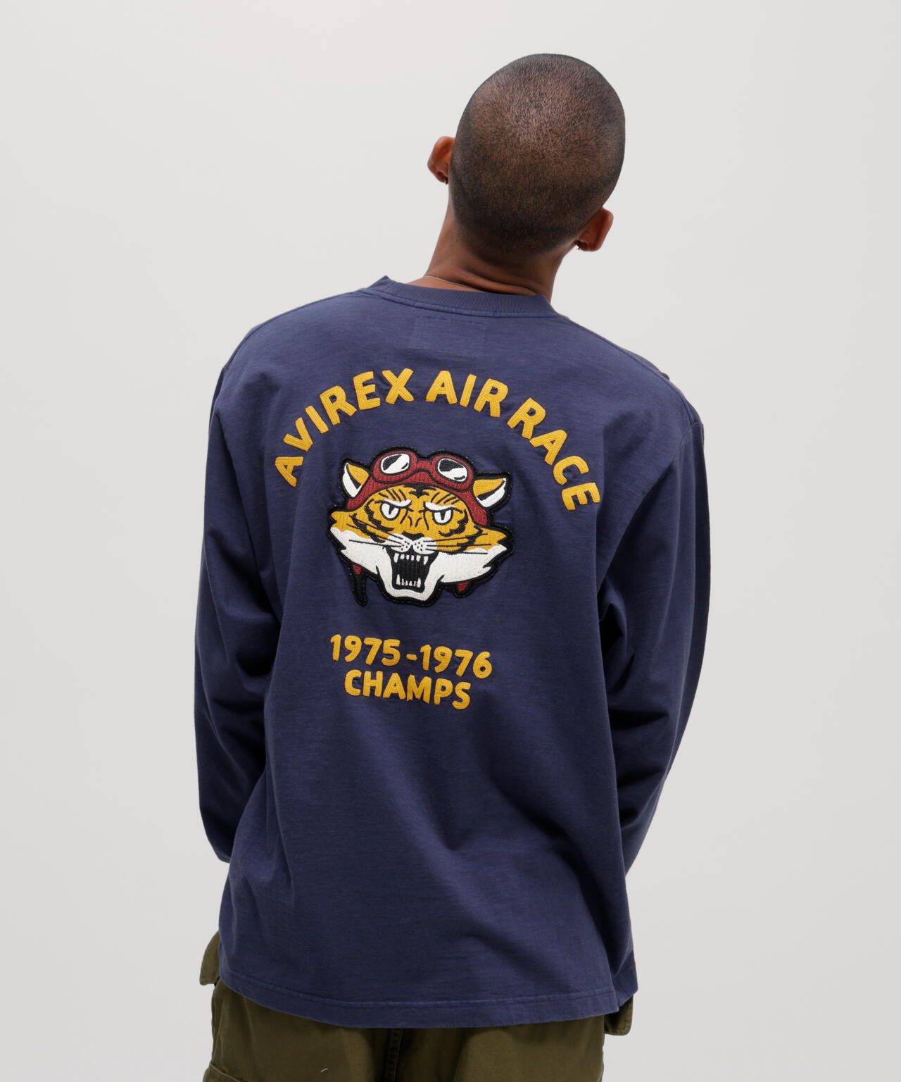 《A.A.R.C》TIGER CHAMPS SLUB L/S T-SHIRT