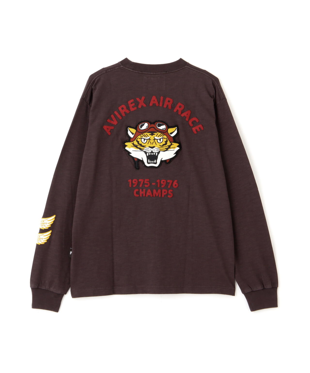 《A.A.R.C》TIGER CHAMPS SLUB L/S T-SHIRT