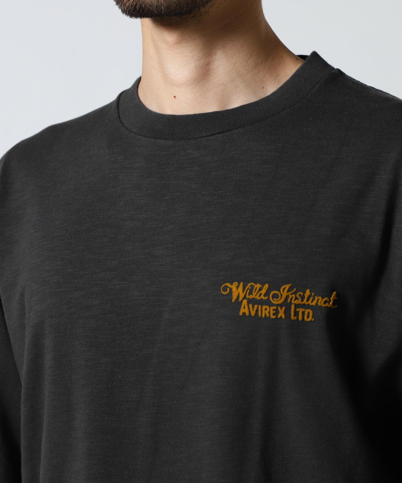 H.V. EAGLE SLUB L/S T-SHIRT