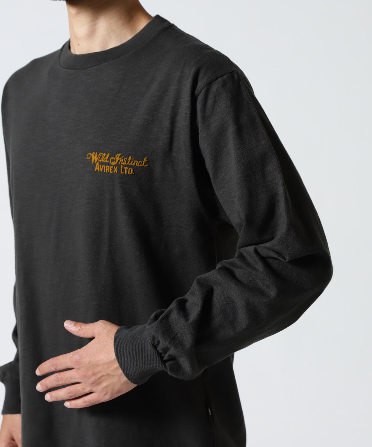 H.V. EAGLE SLUB L/S T-SHIRT