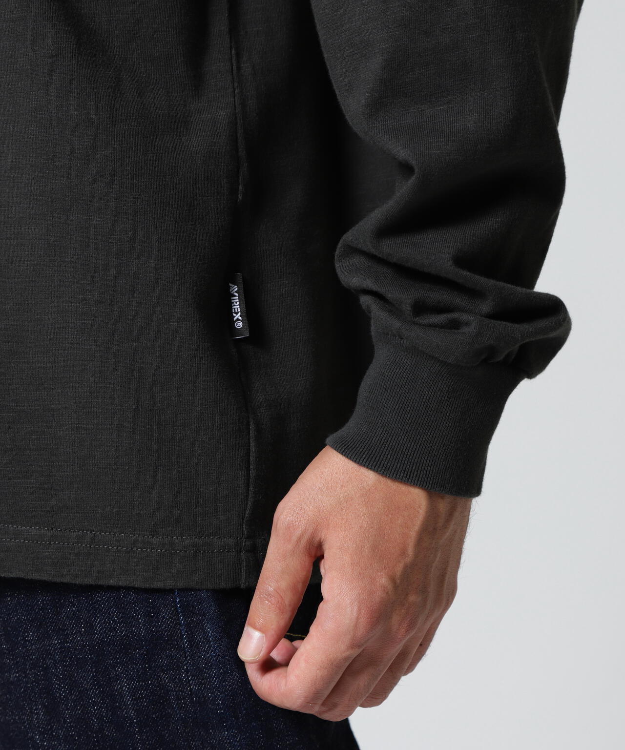 H.V. EAGLE SLUB L/S T-SHIRT