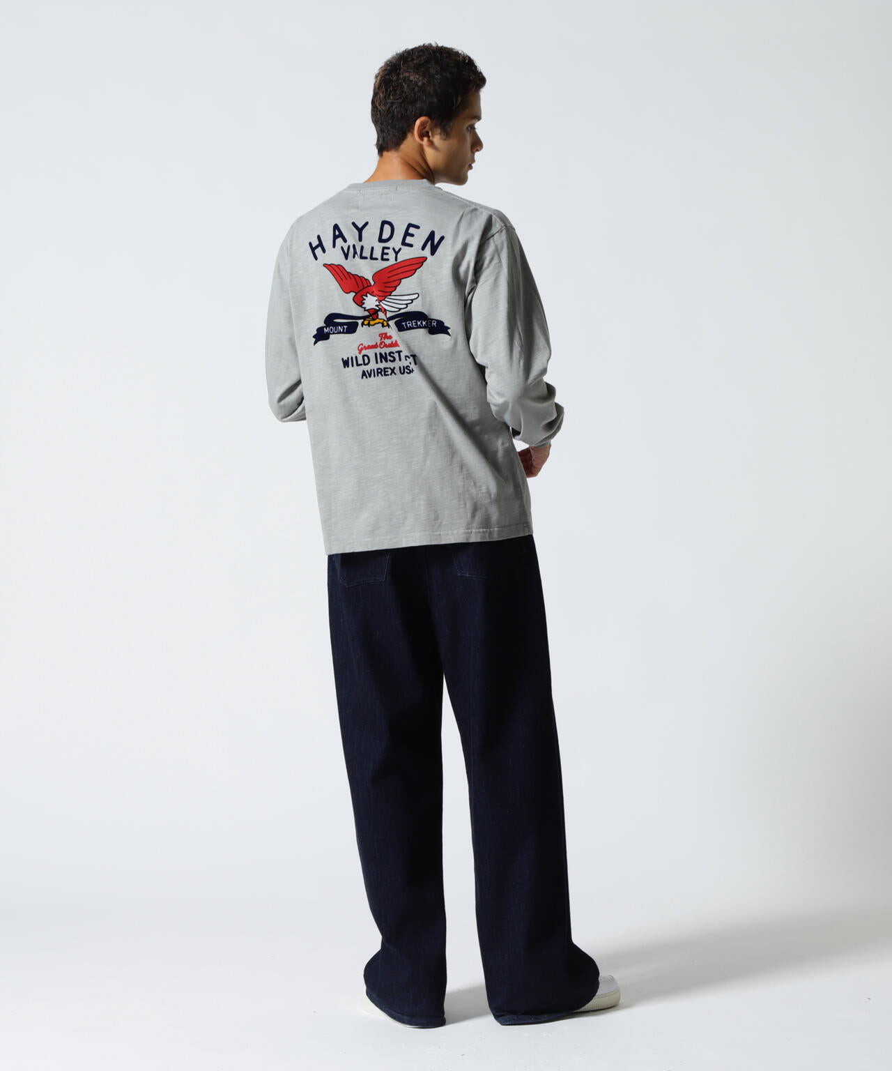 H.V. EAGLE SLUB L/S T-SHIRT