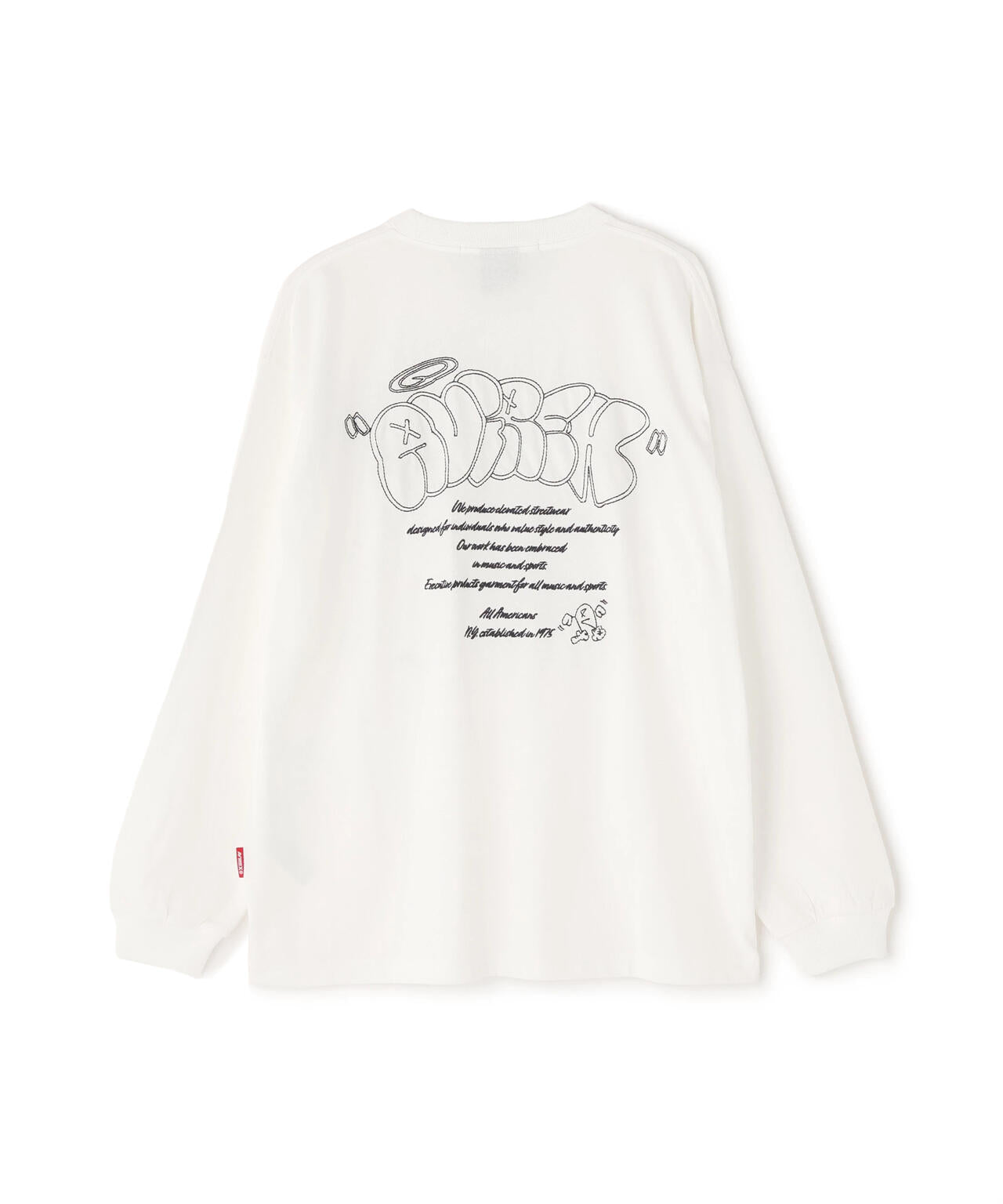 《直営店限定》GRAFFITI EMBROIDERY L/S T-SHIRT