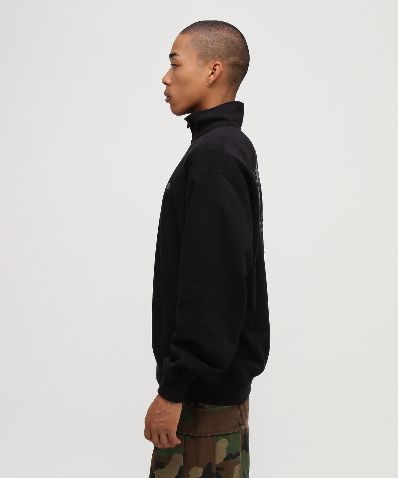 《直営店限定》GRAFFITI HALF ZIP SWEAT