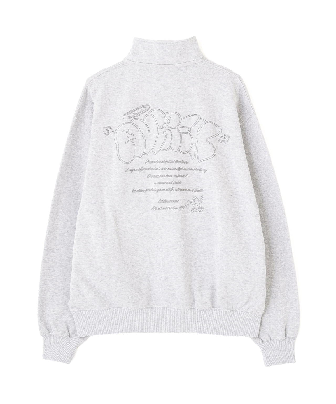 《直営店限定》GRAFFITI HALF ZIP SWEAT