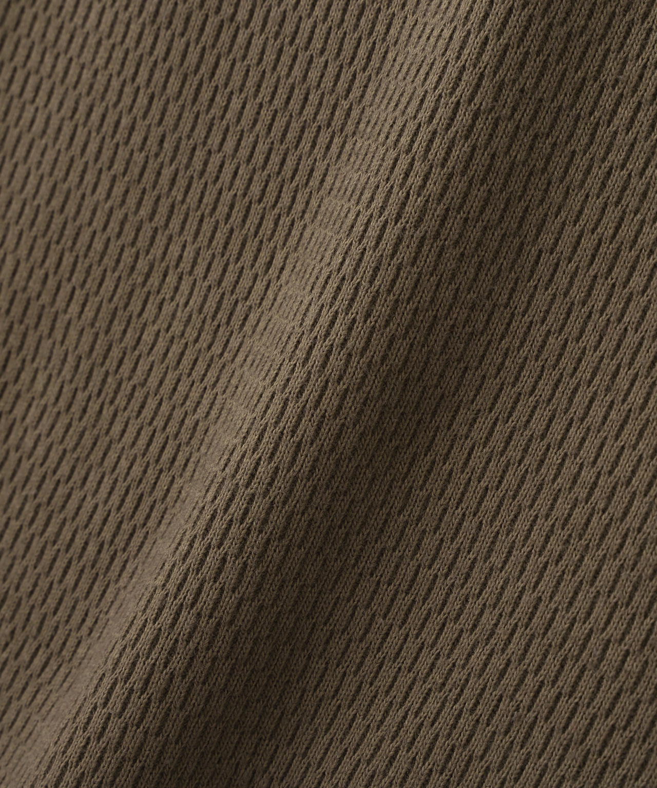 《直営店限定》HONEYCOMB WAFFLE HENRY NECK NAVAL T-SHIRT