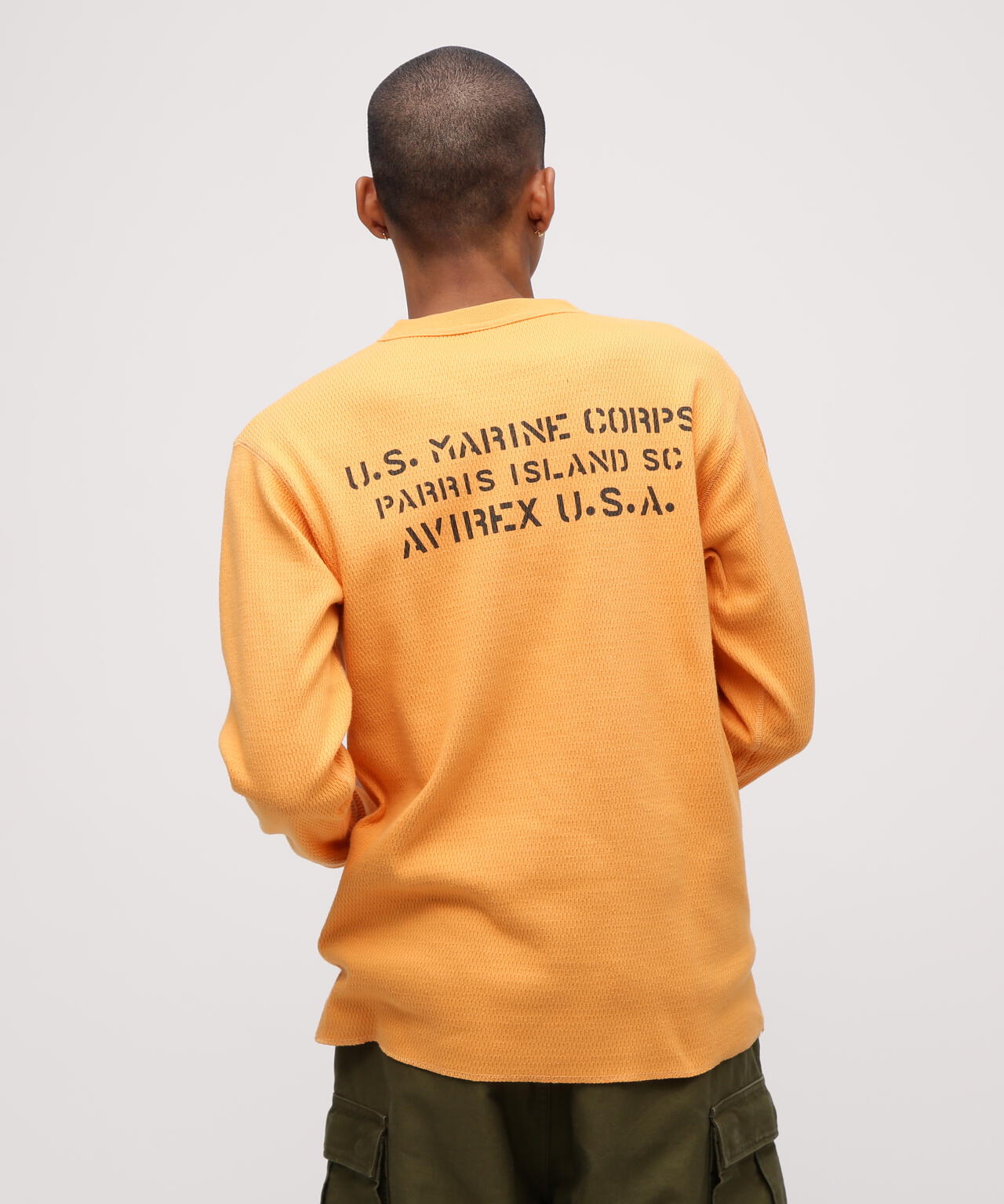 《WEB&DEPOT限定》STENCIL HONEYCOMB WAFFLE L/S T-SHIRT