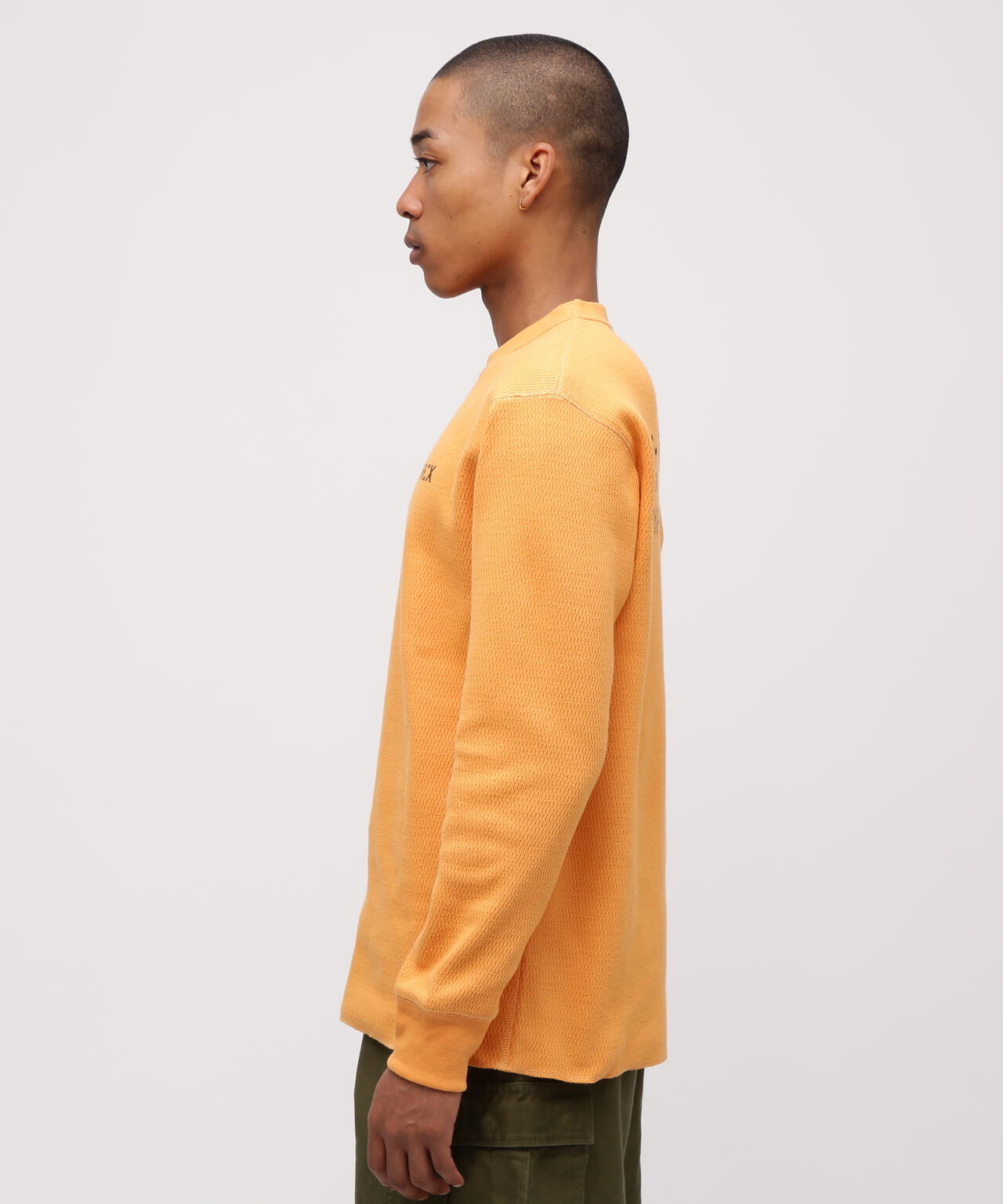 《WEB&DEPOT限定》STENCIL HONEYCOMB WAFFLE L/S T-SHIRT
