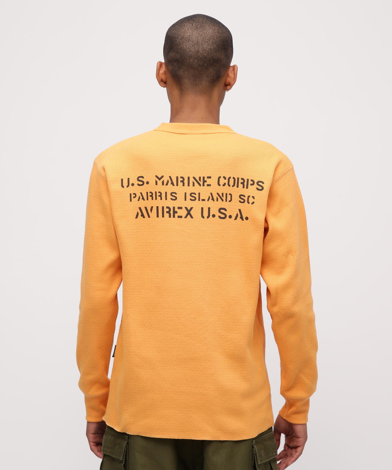 《WEB&DEPOT限定》STENCIL HONEYCOMB WAFFLE L/S T-SHIRT