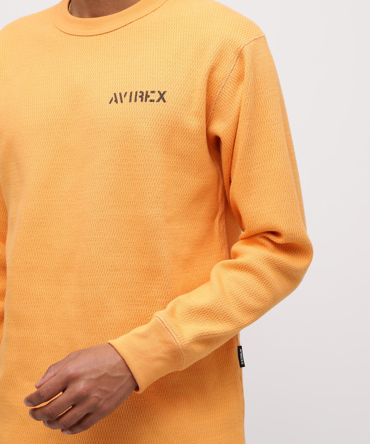《WEB&DEPOT限定》STENCIL HONEYCOMB WAFFLE L/S T-SHIRT