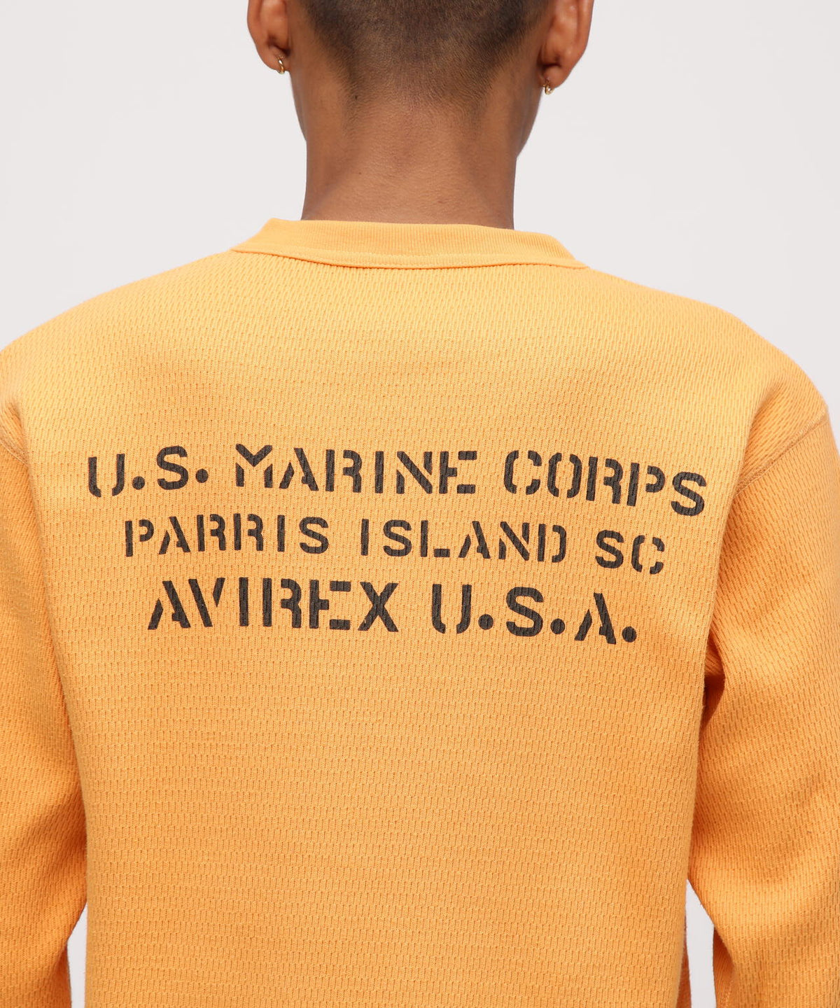 《WEB&DEPOT限定》STENCIL HONEYCOMB WAFFLE L/S T-SHIRT