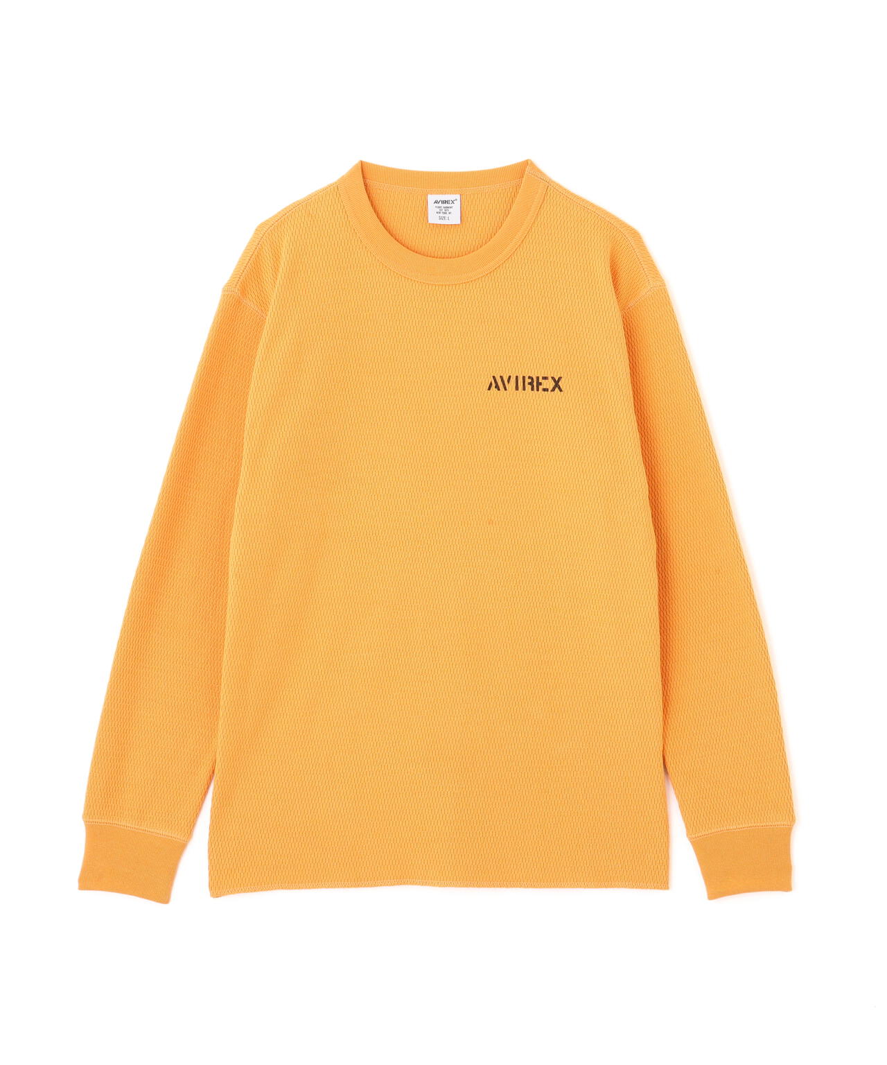 《WEB&DEPOT限定》STENCIL HONEYCOMB WAFFLE L/S T-SHIRT