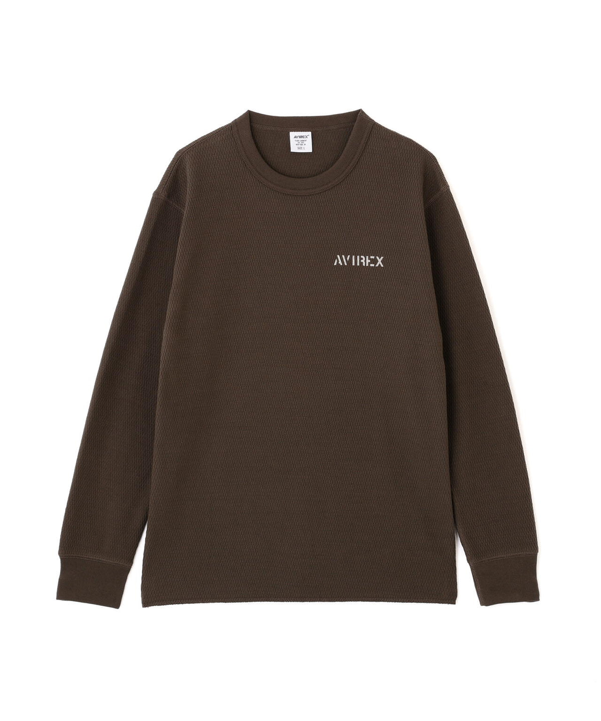 《WEB&DEPOT限定》STENCIL HONEYCOMB WAFFLE L/S T-SHIRT