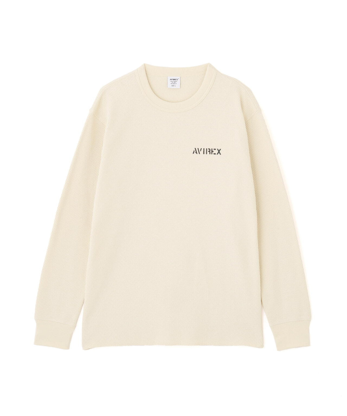 《WEB&DEPOT限定》STENCIL HONEYCOMB WAFFLE L/S T-SHIRT