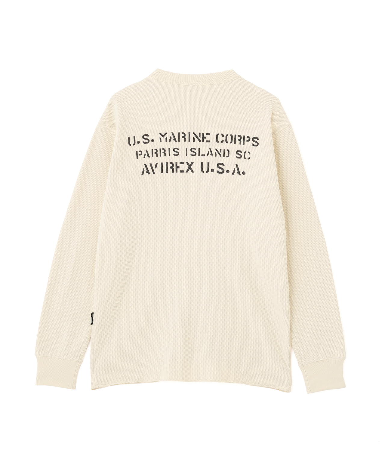 《WEB&DEPOT限定》STENCIL HONEYCOMB WAFFLE L/S T-SHIRT