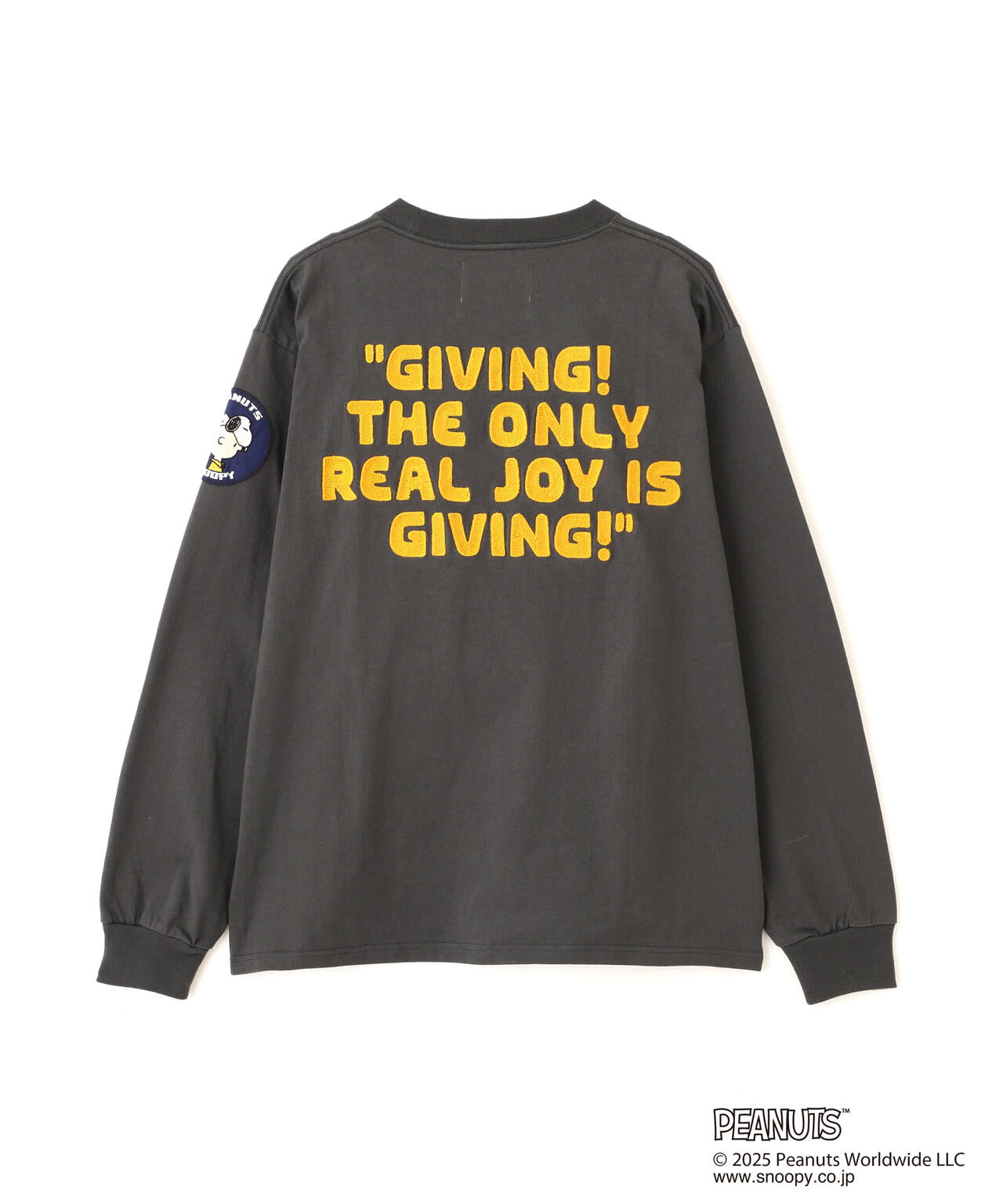 《AVIREX × PEANUTS》LONGSLEEVE T-SHIRT