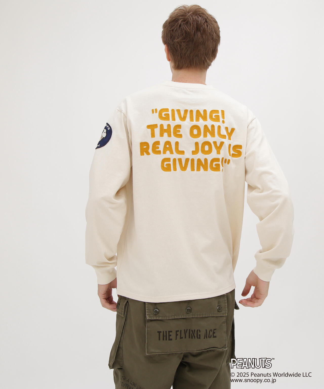 《AVIREX × PEANUTS》LONGSLEEVE T-SHIRT