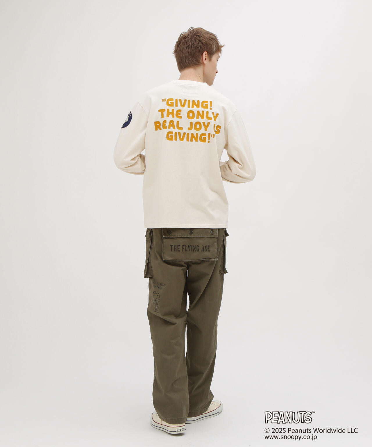 《AVIREX × PEANUTS》LONGSLEEVE T-SHIRT