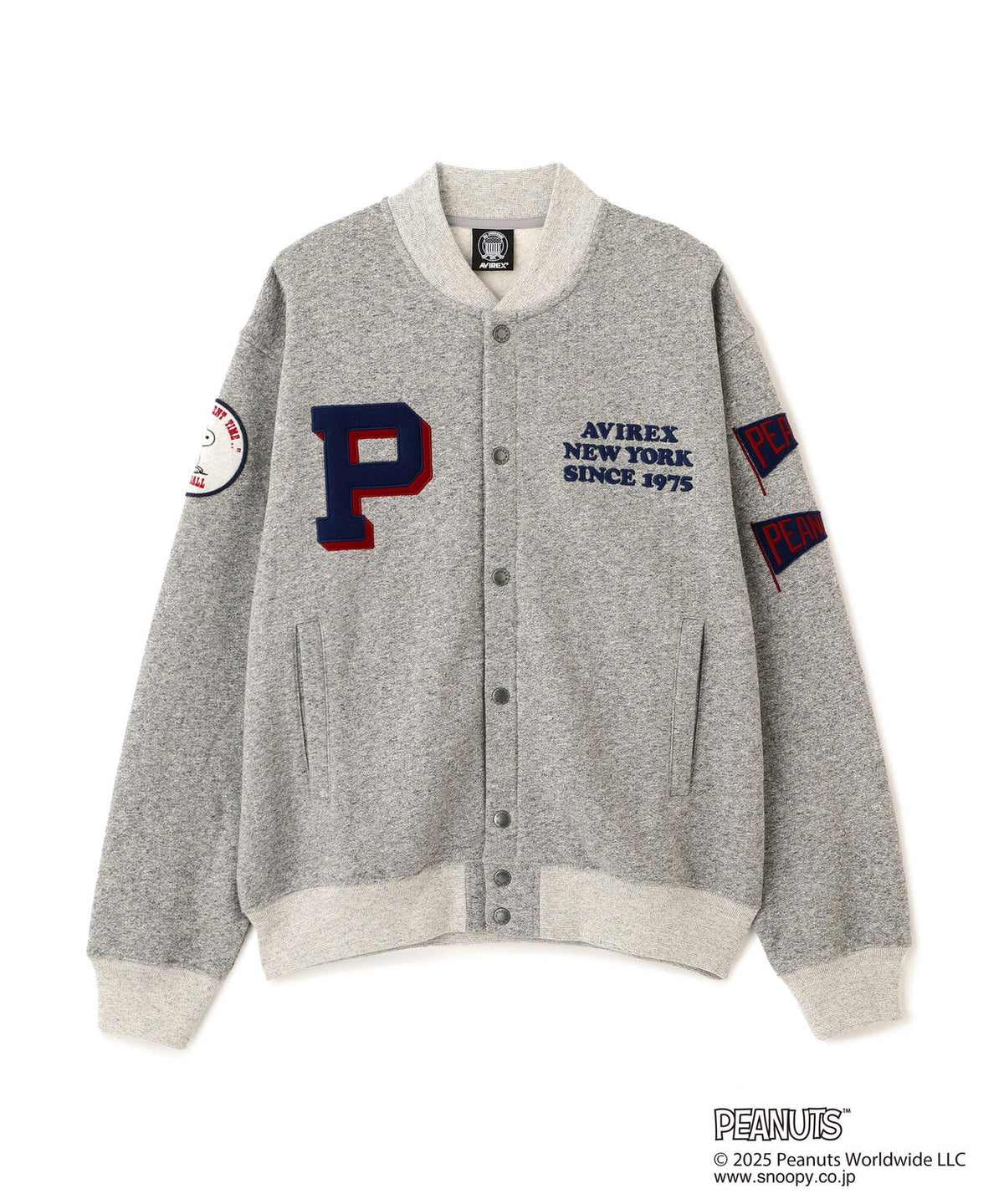 《AVIREX × PEANUTS》SWEAT CARDIGAN