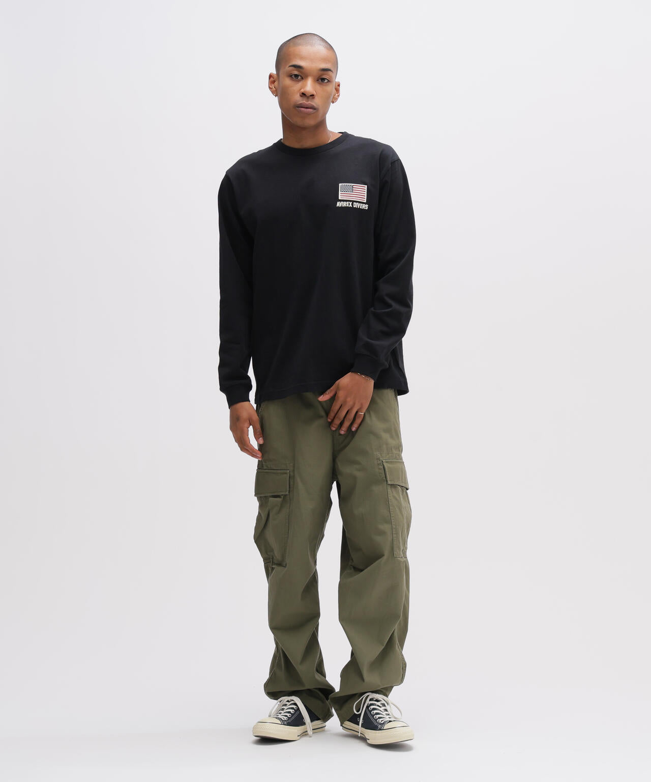 《WEB&DEPOT限定》EMB L/S T-SHIRT NAVY SEALS