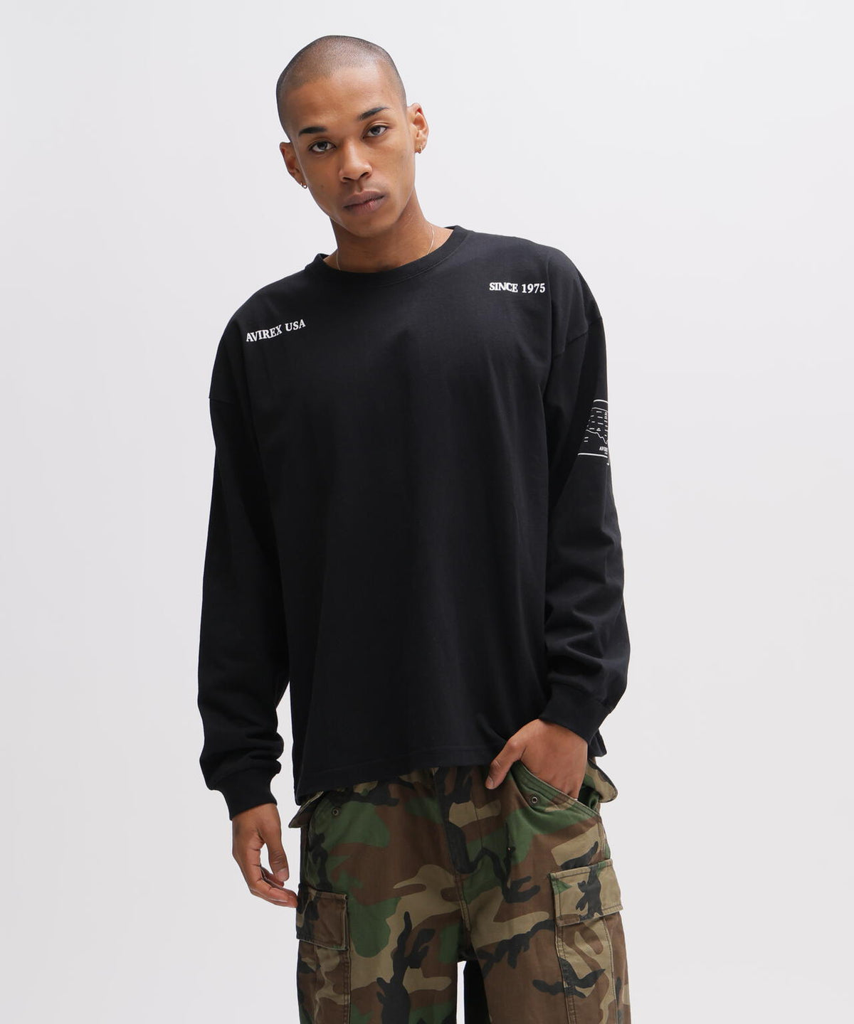 《WEB&DEPOT限定》STENCIL L/S T-SHIRT