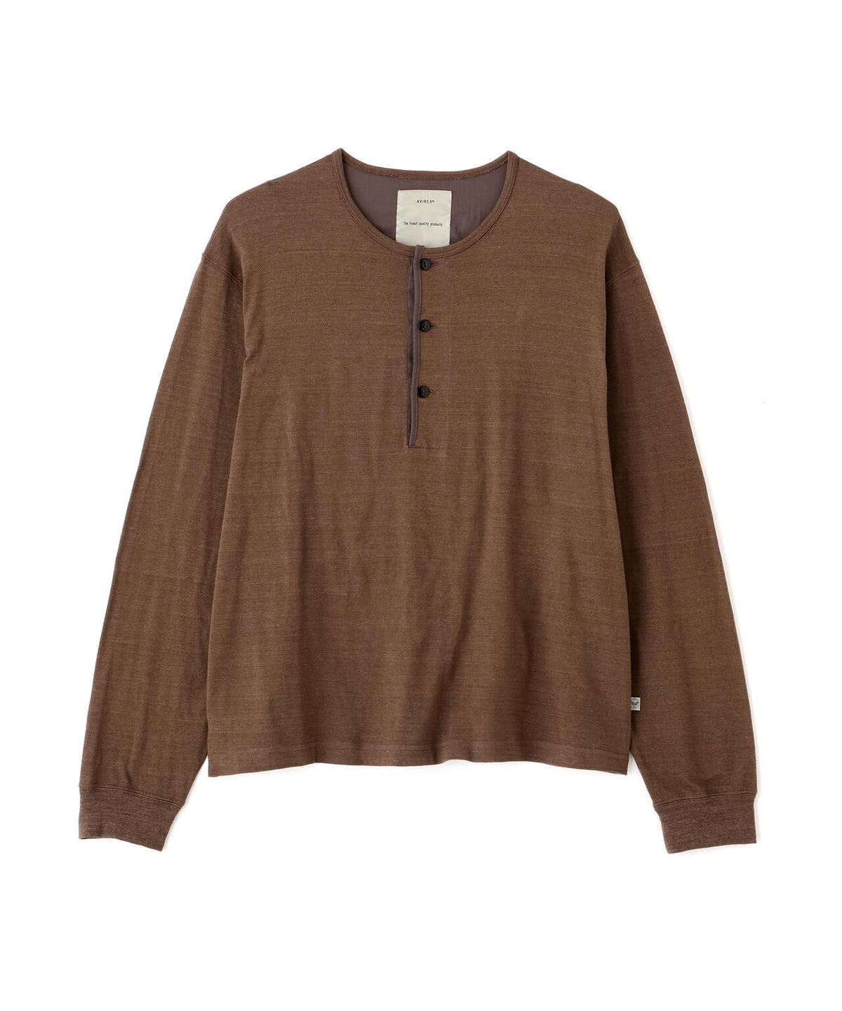 《TFQP by HANDROOM》HENLEY NECK KNITSEWN