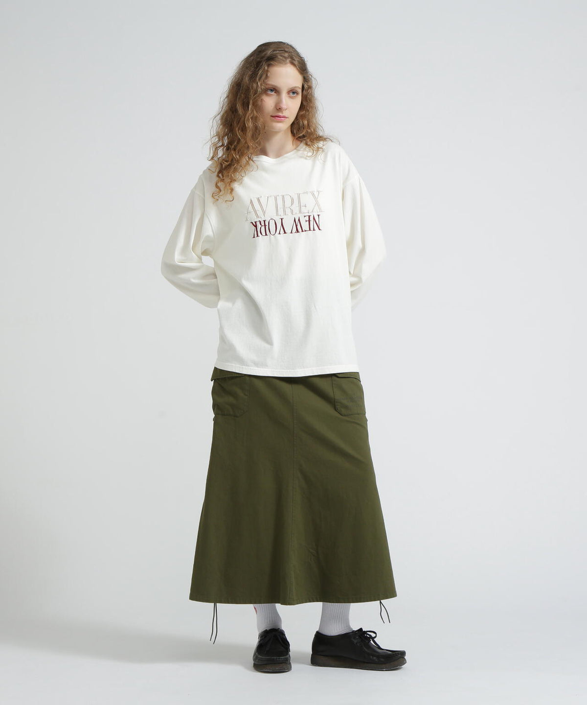《WOMAN》FADED NEW YORK T-SHIRT/フェイドニューヨークTシャツ