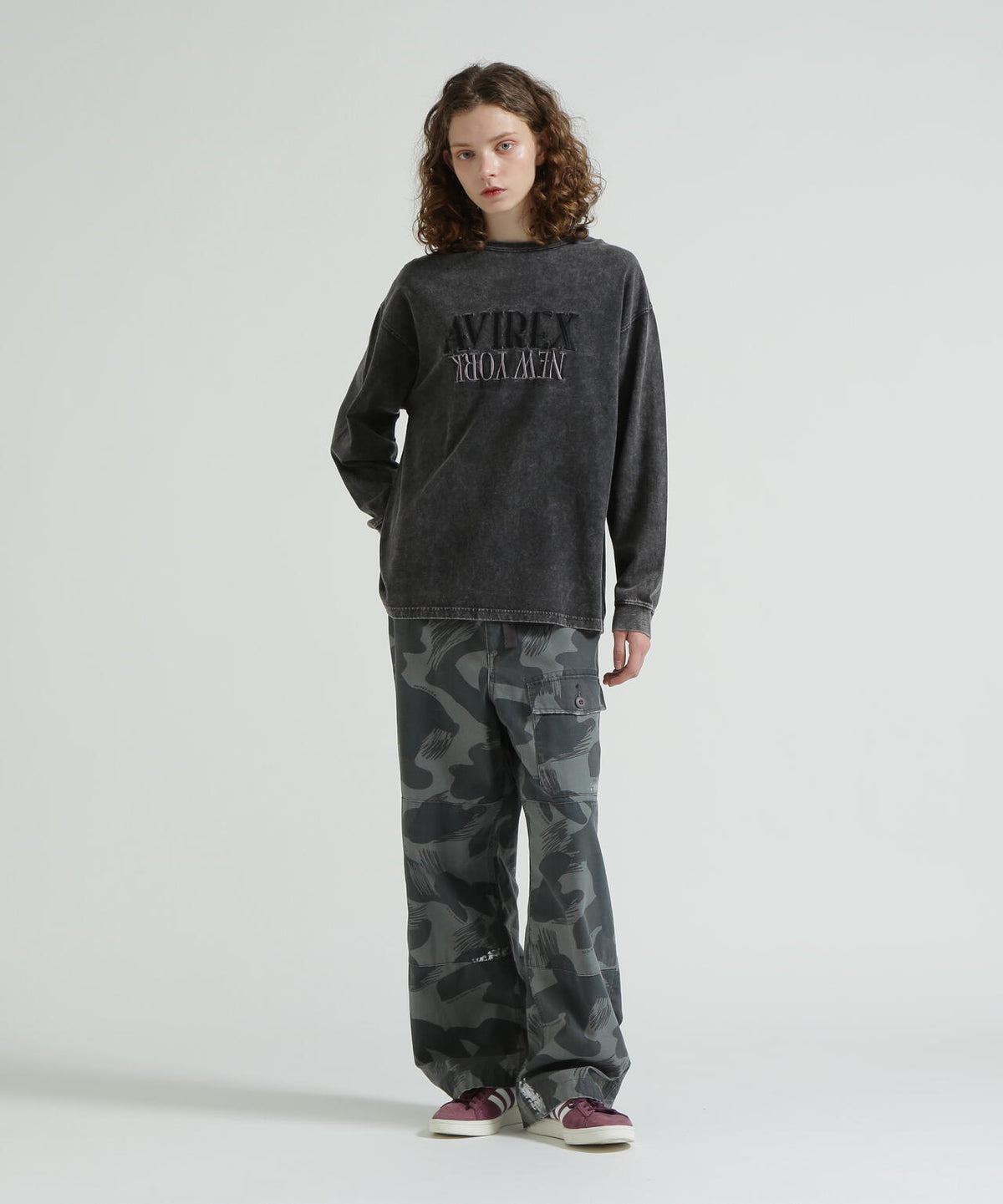 《WOMAN》FADED NEW YORK T-SHIRT/フェイドニューヨークTシャツ